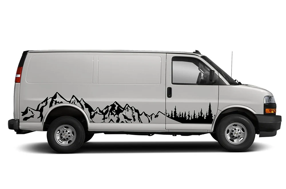 DECALS COMPATIBLE FOR CHEVROLET EXPRESS